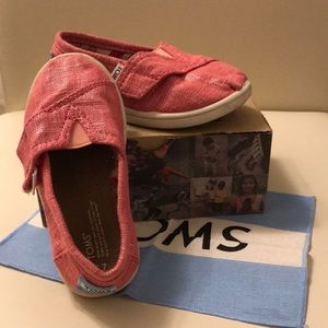 Sparkly Pink Toms